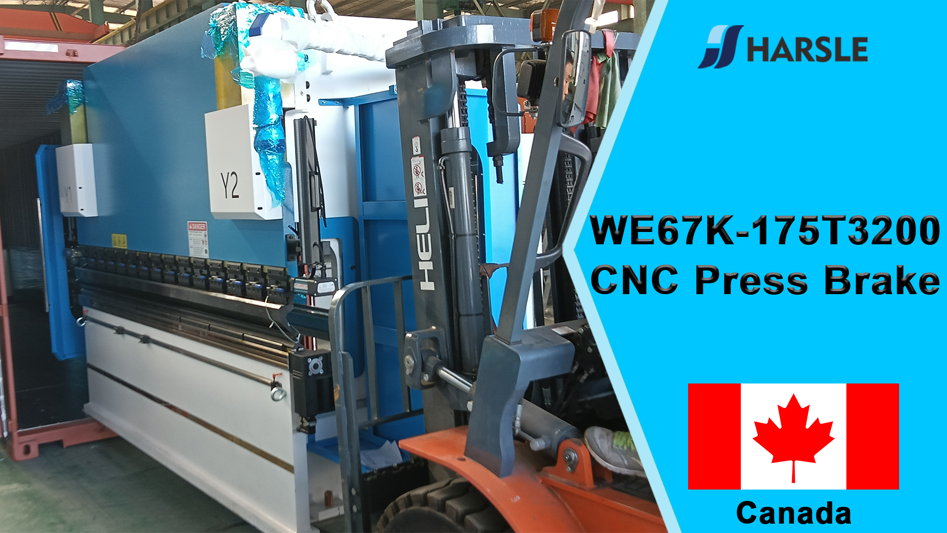 Canada-WE67K-175T3200 Sheet Metal Press Brake