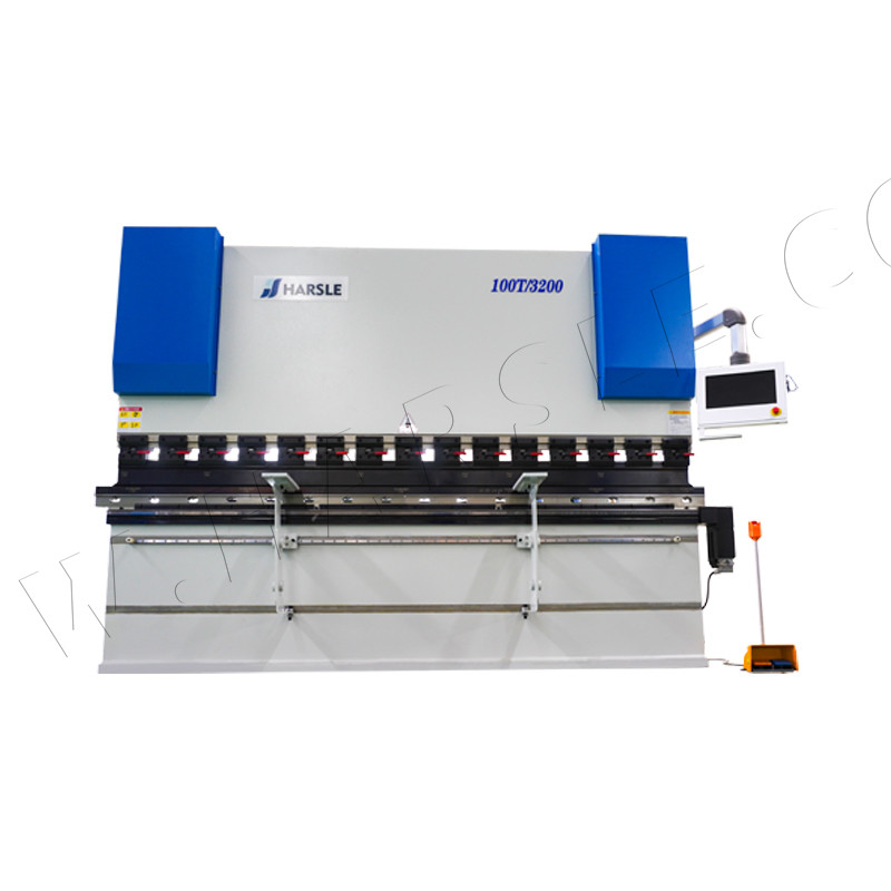 WC67K-100T/3200 NC Hydraulic Press Brake Machine with HARSLE HS-15T Touch Control