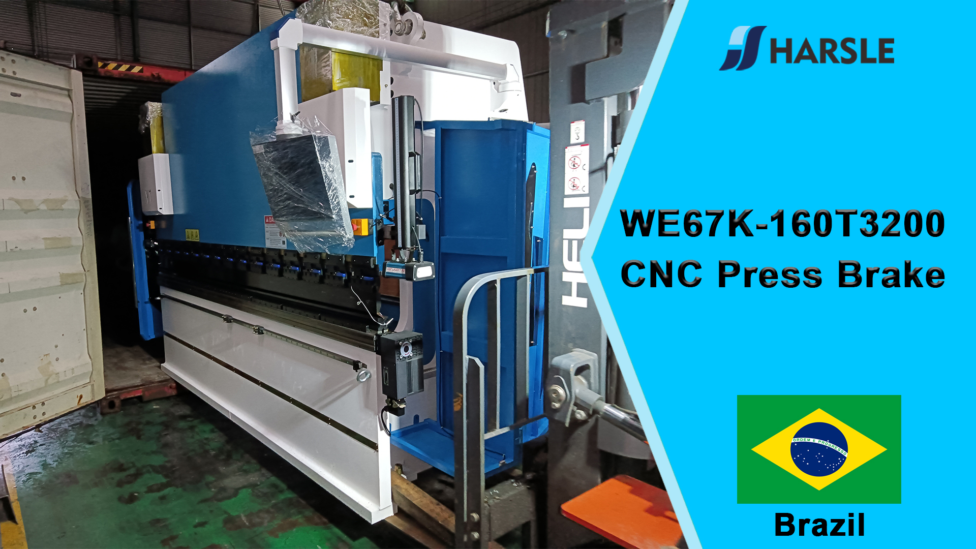 Brazil-WE67K-160T3200 CNC Hydraulic Bending Machine