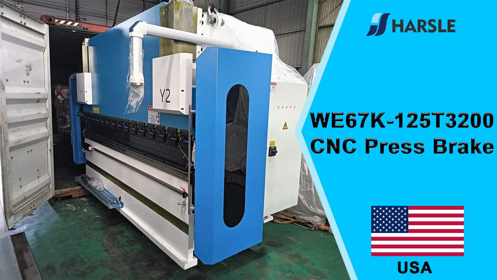 USA-WE67K-125T3200 CNC Press Brake