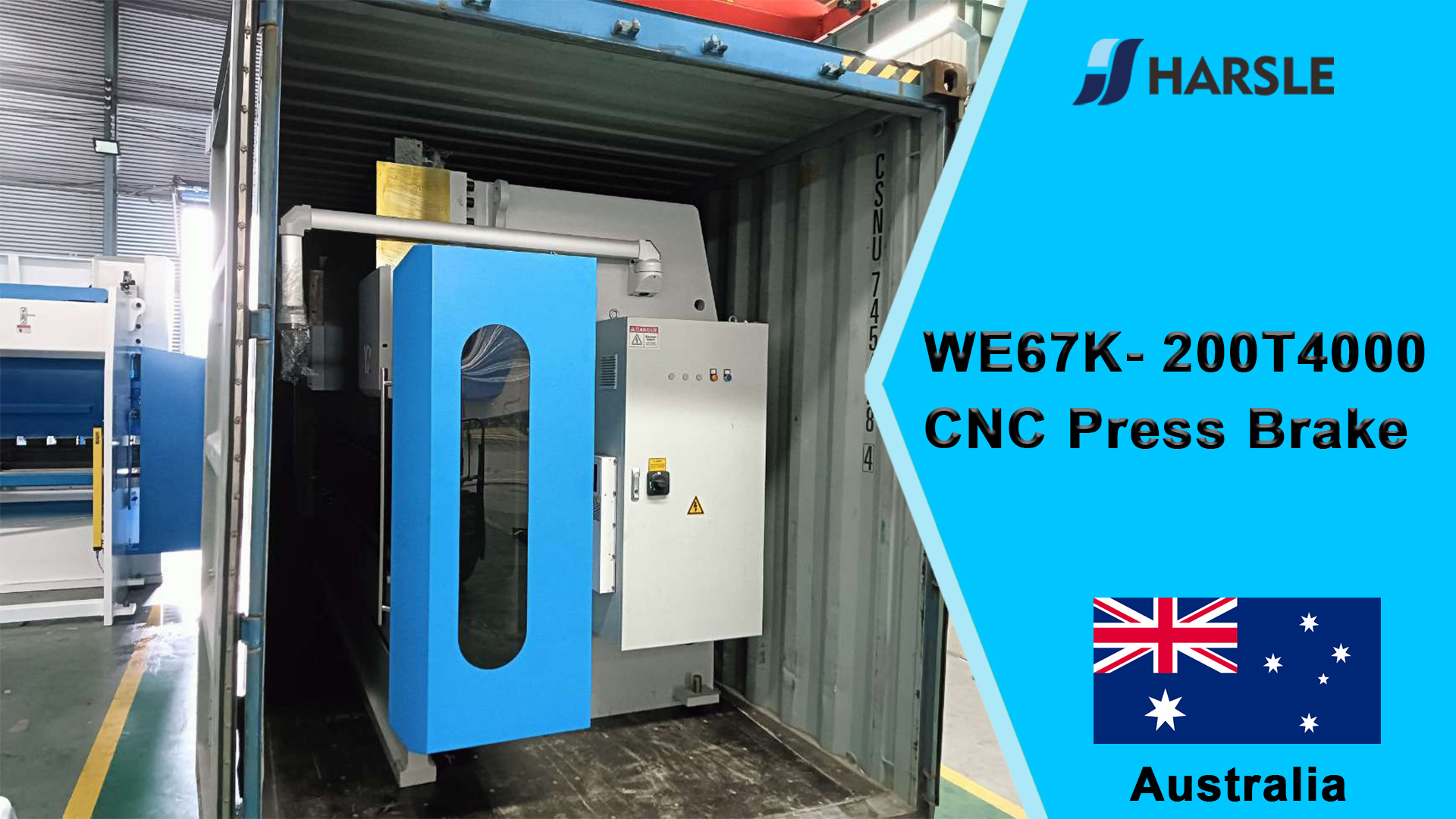 Australia-WE67K-200T4000 CNC Press Brake