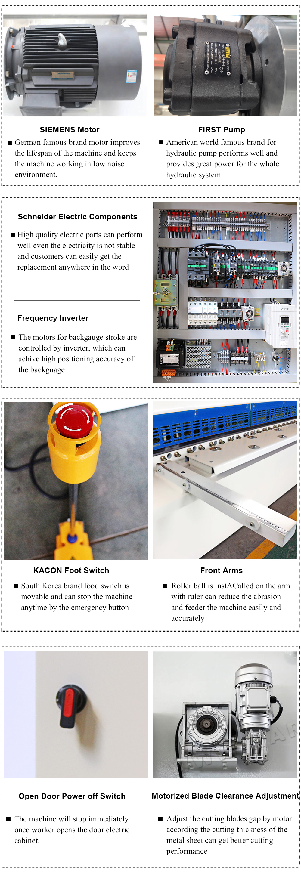 CNC hydraulic guillotine shears