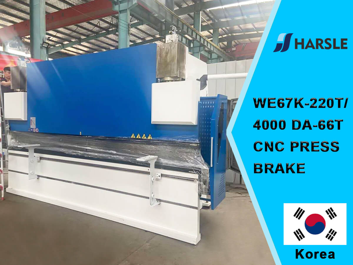 ເກົາຫຼີ-WE67K-220T / 4000 DA66T CNC Press BRAKE