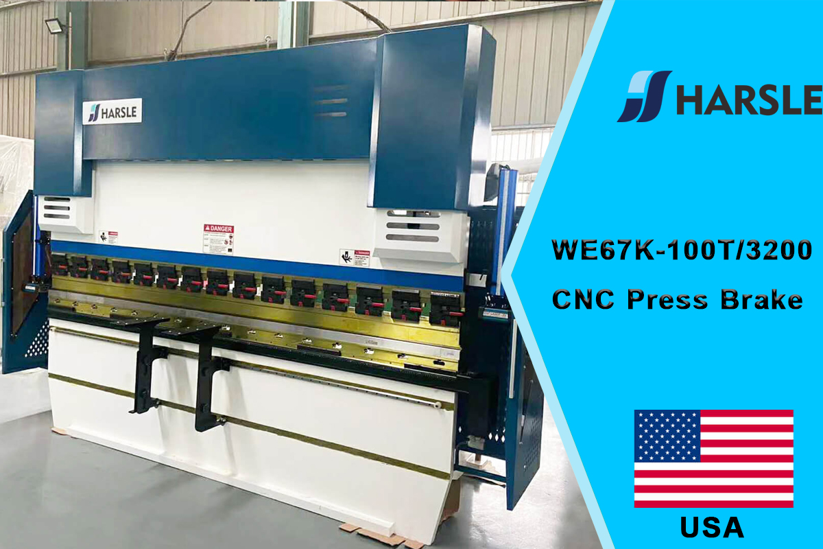 ເຄື່ອງຫ້າມລໍ້ກົດ USA-WE67K-100T / 3200 CNC ດ້ວຍ DA66T