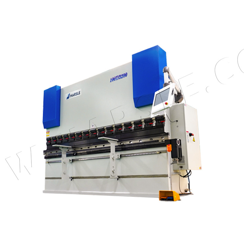 WC67K-100T/3200 NC Hydraulic Press Brake Machine with HARSLE HS-15T Touch Control