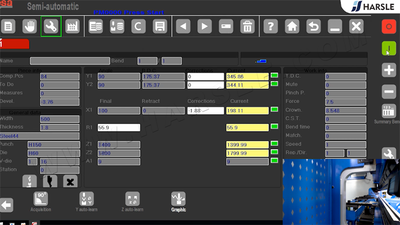 Genius Press Brake ປະຕິບັດງານ