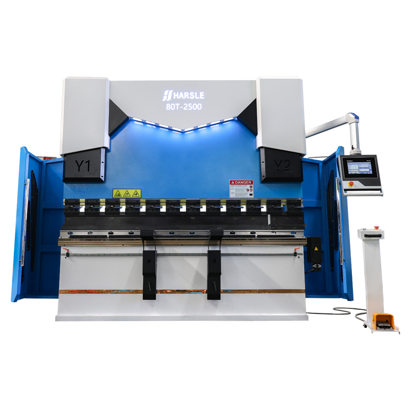 Smart CNC WE67K-80T2500 Press Brake ສໍາລັບ Sheet Metal ດ້ວຍ DELEM DA53T