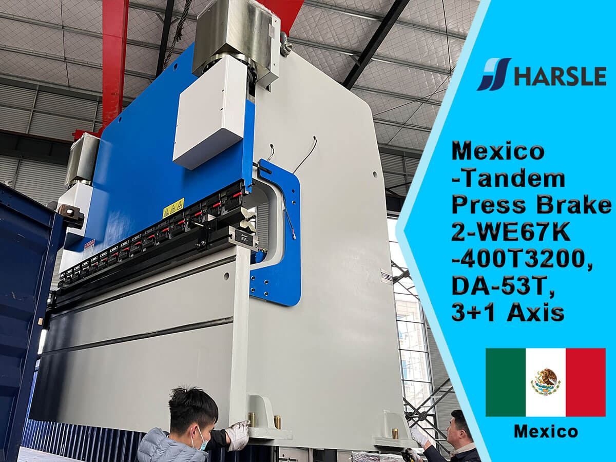 MEXICO-TANDEM ກົດເບຣກ 2-We67K-400T / 3200 ກັບ Da-53t 3 + 1 ແກນ