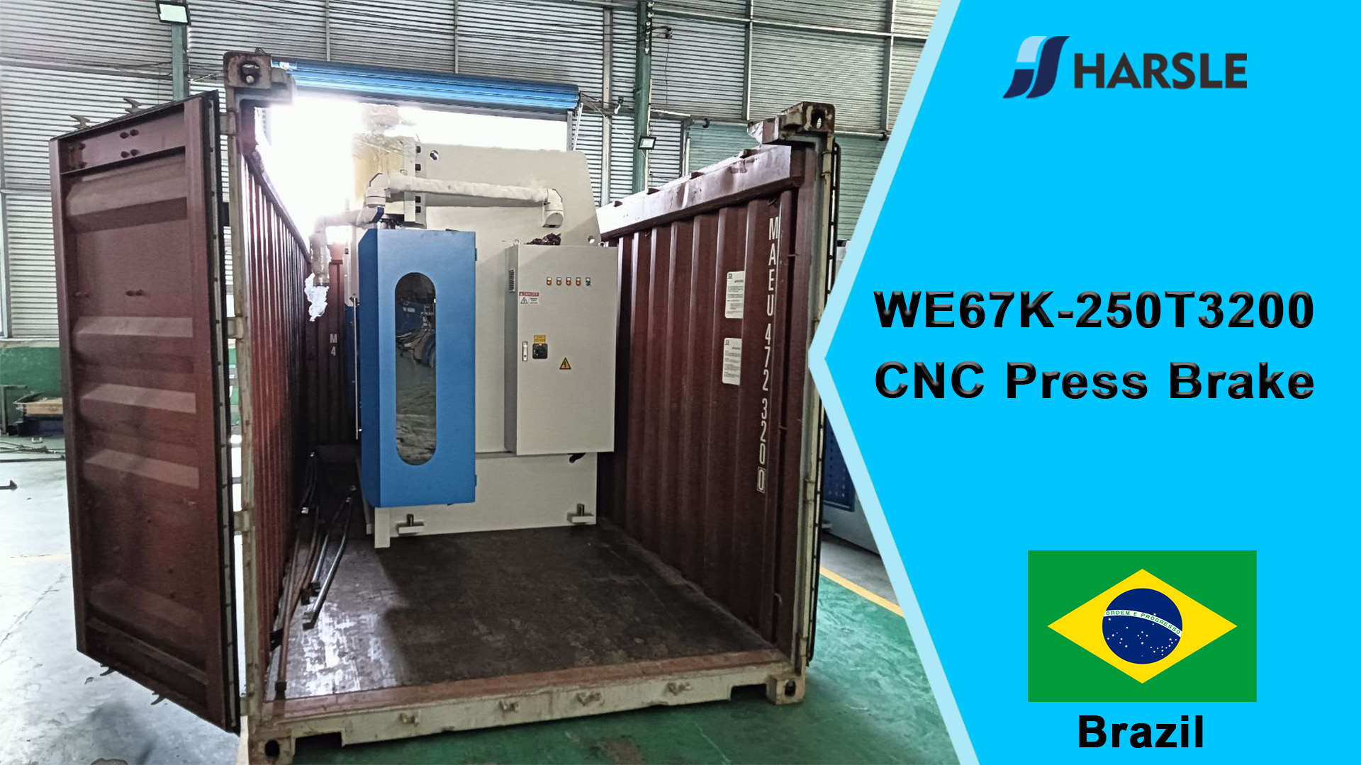 Brazil-WE67K-250T3200 CNC Press Brake