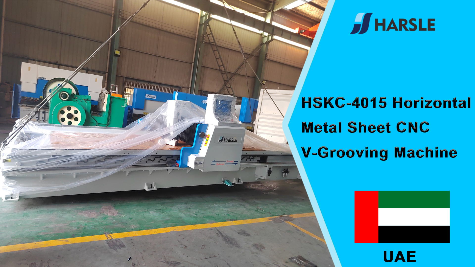 UAE-HSKC-4015 Horizontal Metal Sheet CNC V-Grooving Machine