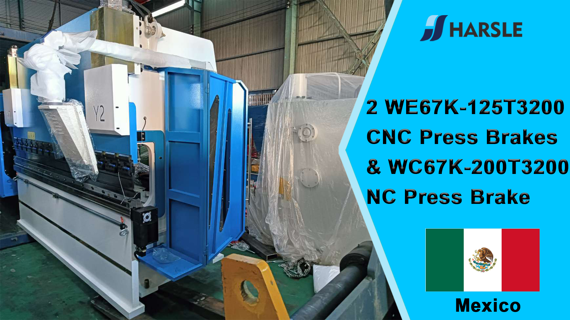 Mexico-2 WE67K-125T3200 CNC Press Brakes & WC67K-200T3200 NC Press Brakes