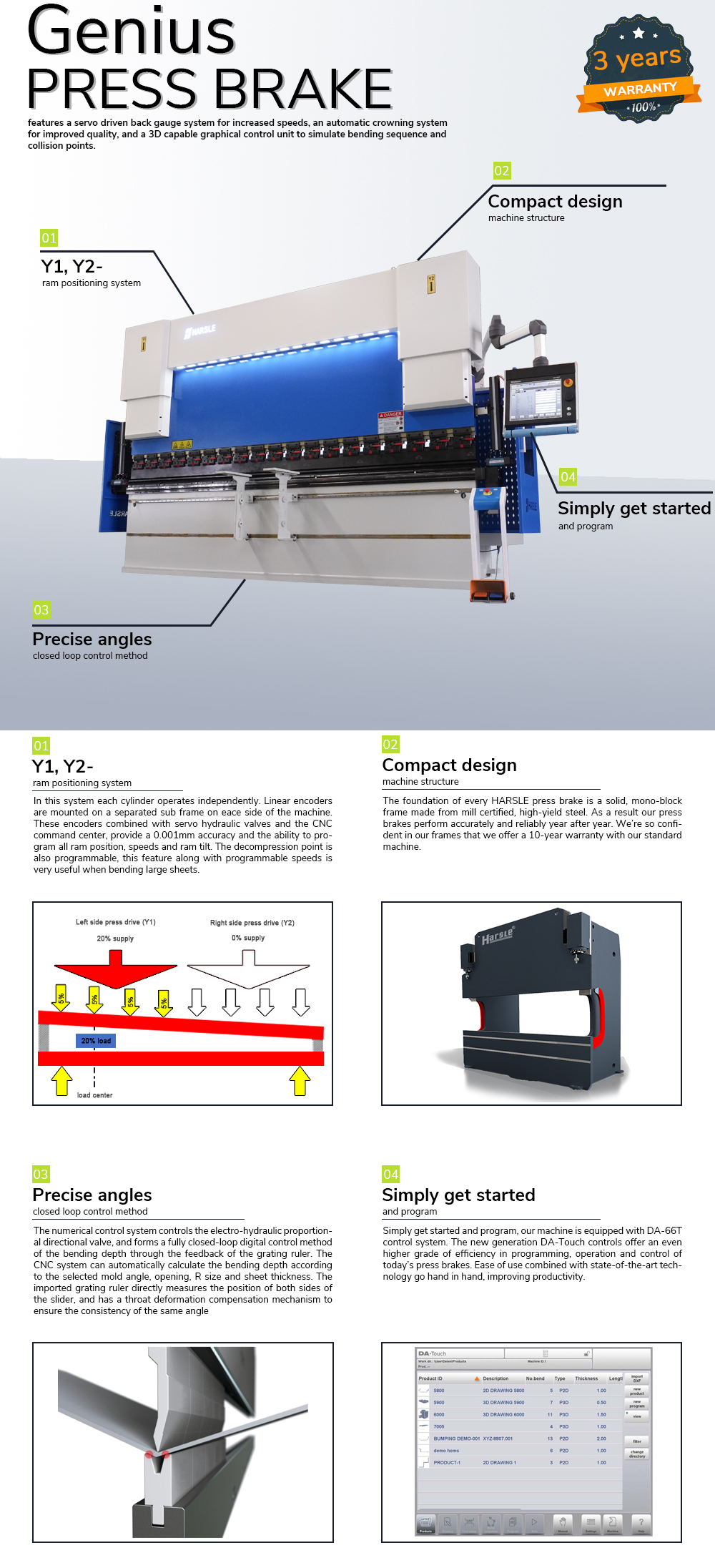 8+1 Axis 200T CNC Press Brake