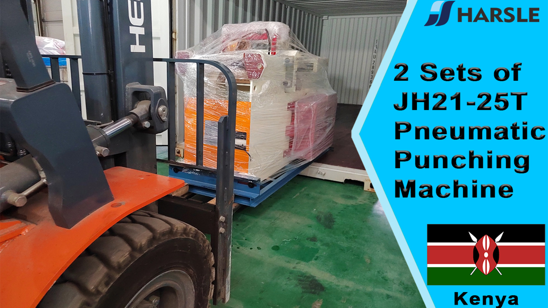 Kenya-2 ຊຸດຂອງ JH21-25T Pneumatic Punching Machine