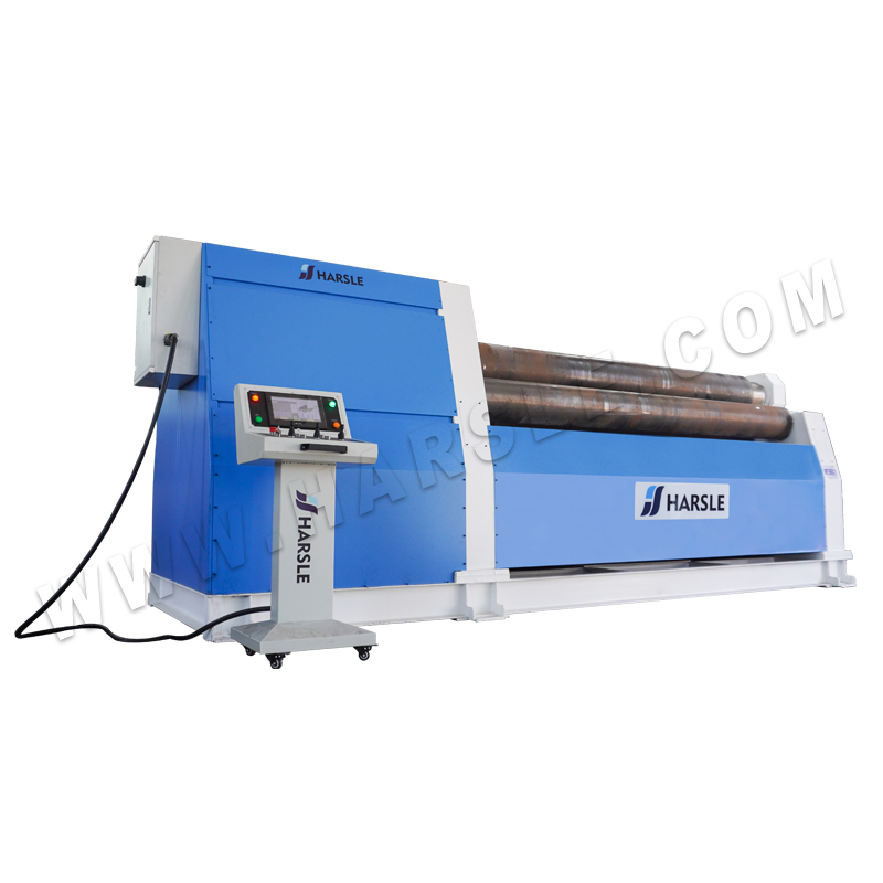 W12-20X3200 CNC Hydraulic 4-Roller ເຄື່ອງມ້ວນອັດຕະໂນມັດແລະຂະບວນການມ້ວນ