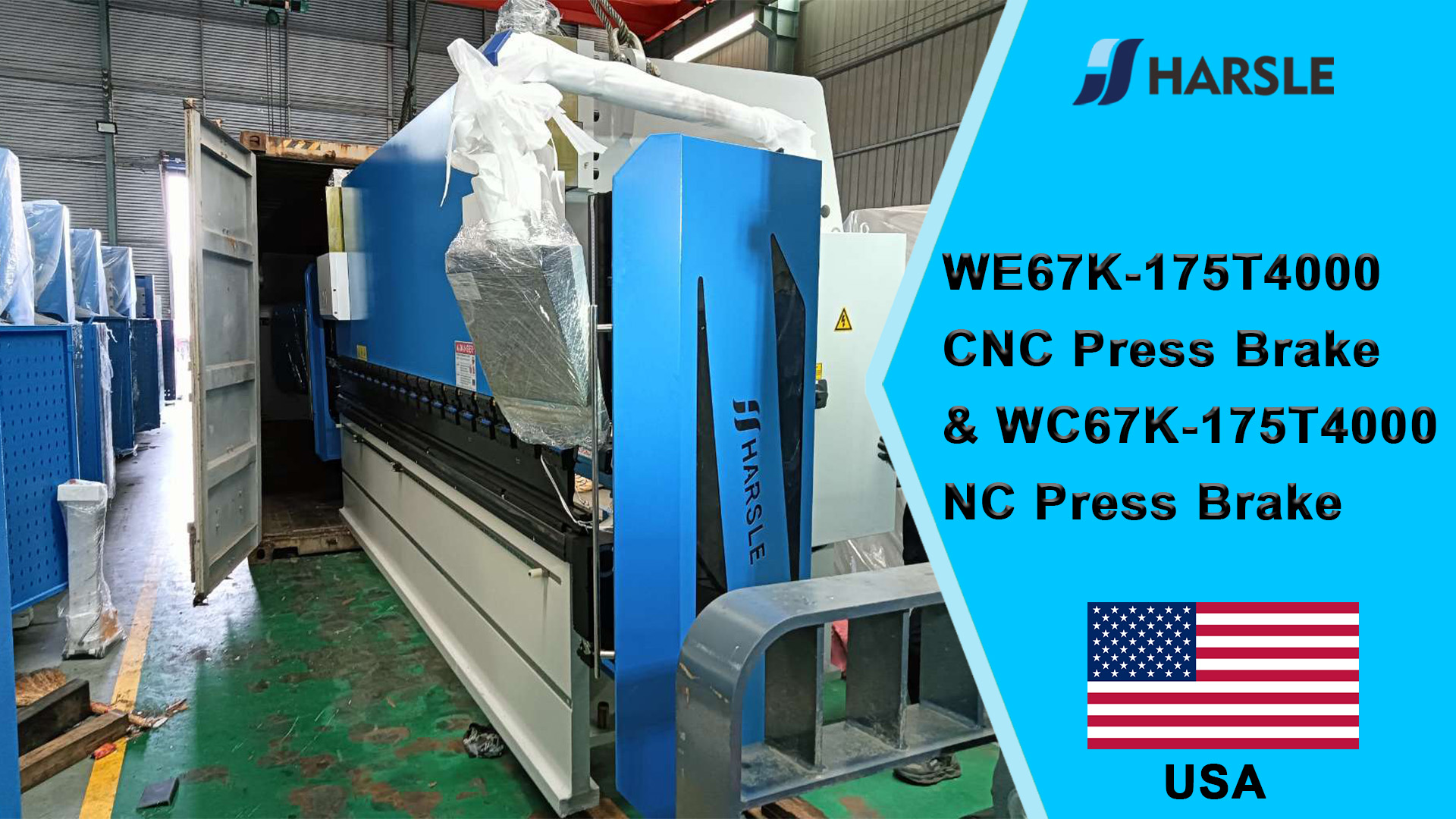 USA-WE67K-175T4000 CNC Press Brake & WC67K-175T4000 NC Press Brake