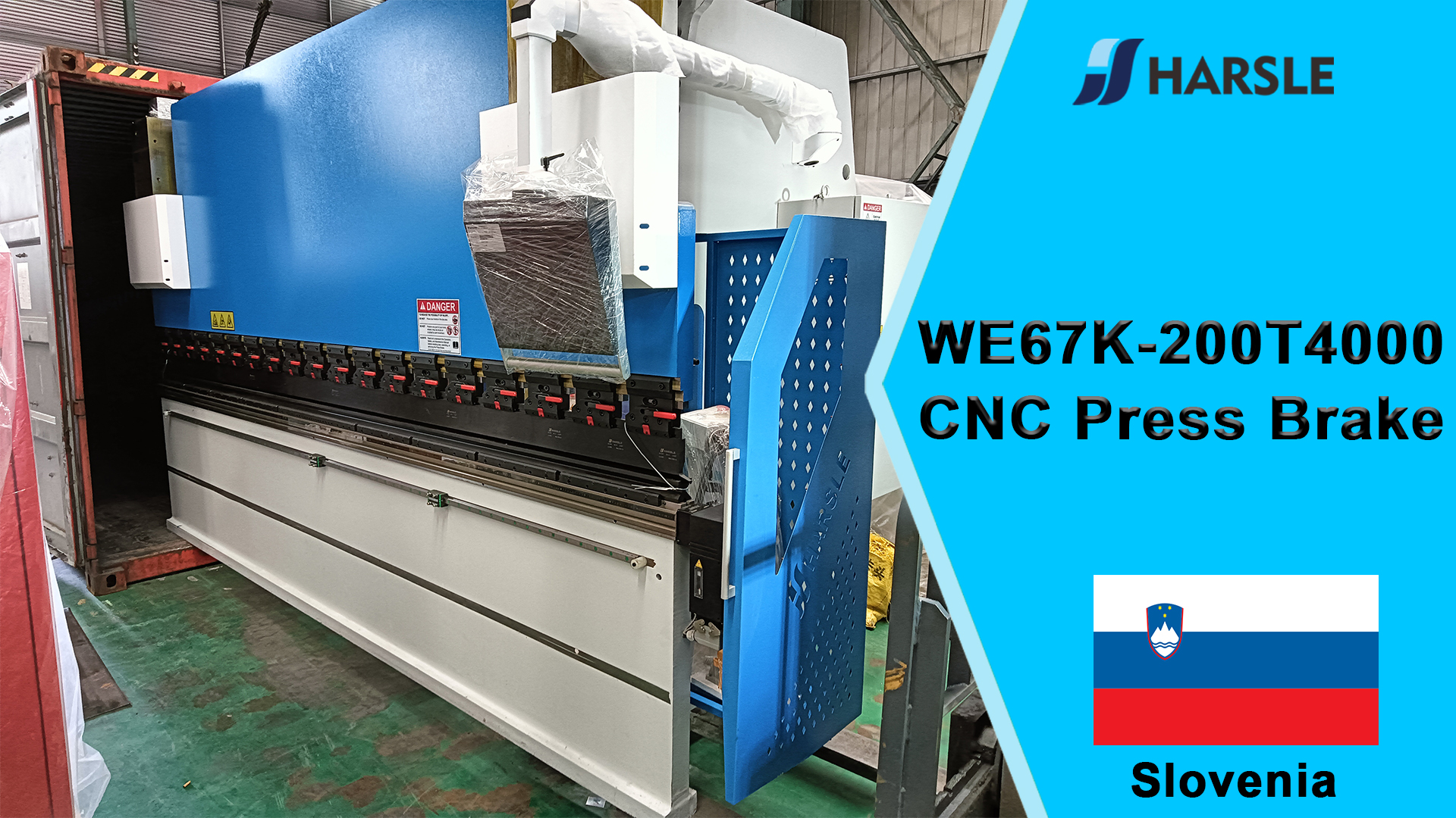 Slovenia-WE67K-200T4000 CNC Press Brake