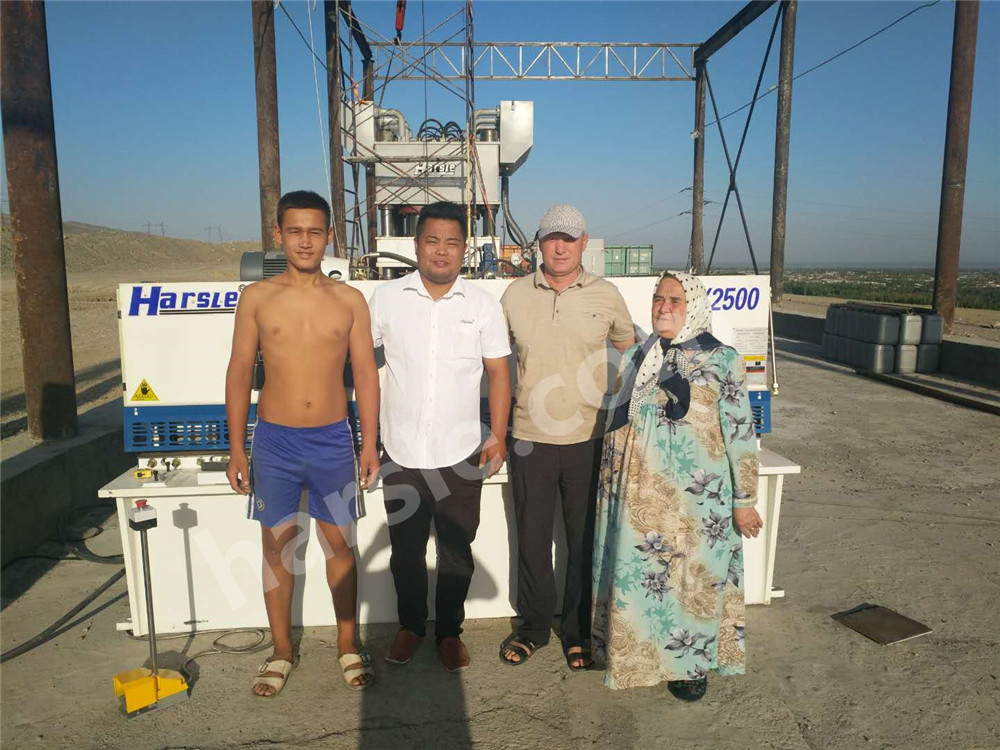 HARSLE Door embossing machine in Uzbekistan (1)