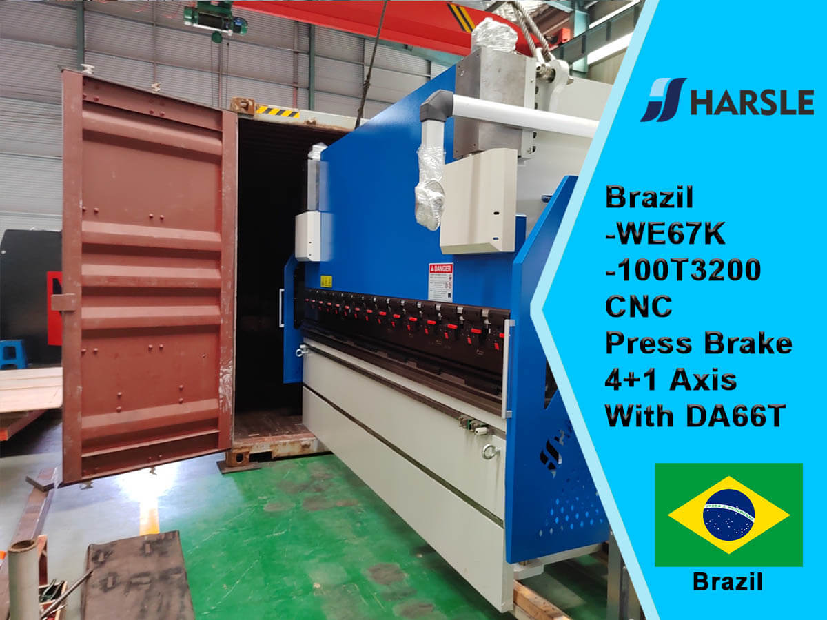 ກົດປຸ່ມເບຣດ Brazil-We677-100t / 3200 CNC CNC 4 + 1 ແກນກັບ DA66t