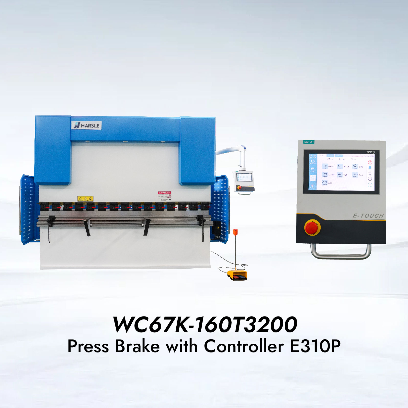 CHINA Supplier WC67K-160T3200 Sheet Metal Bending with E310P Contoller