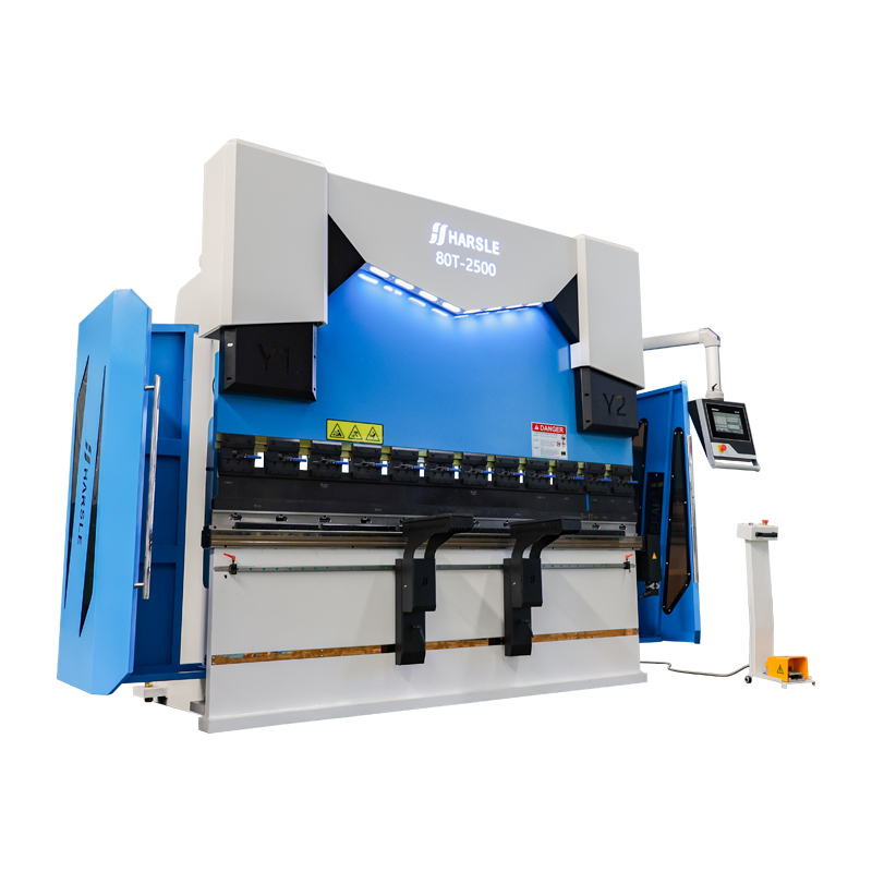 Smart CNC WE67K-80T2500 Press Brake ສໍາລັບ Sheet Metal ດ້ວຍ DELEM DA53T