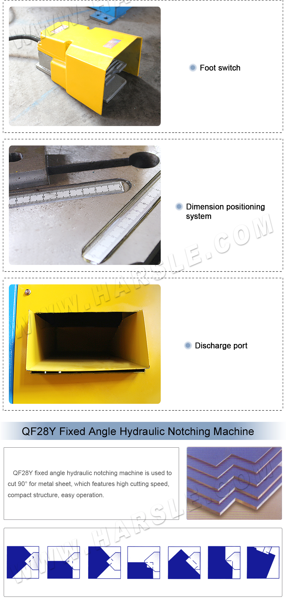 ຜູ້ຜະລິດເຄື່ອງ notching hydraulic